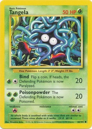 Tangela (66/102) [Base Set Unlimited] | The Gaming-Verse