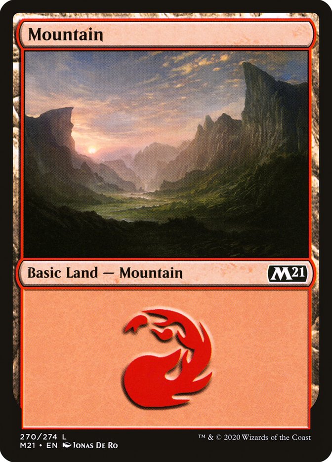 Mountain (#270) [Core Set 2021] | The Gaming-Verse