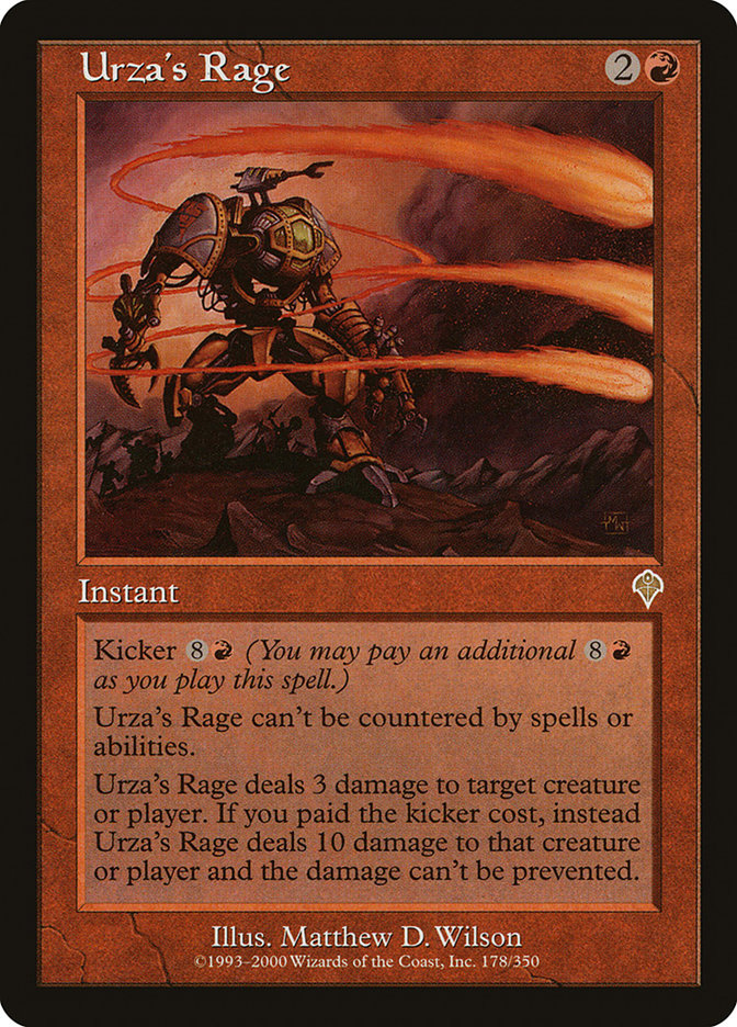 Urza's Rage [Invasion] | The Gaming-Verse