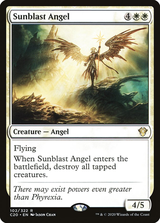 Sunblast Angel [Commander 2020] | The Gaming-Verse