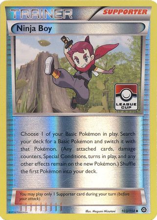 Ninja Boy (103/114) (League Promo) [XY: Steam Siege] | The Gaming-Verse