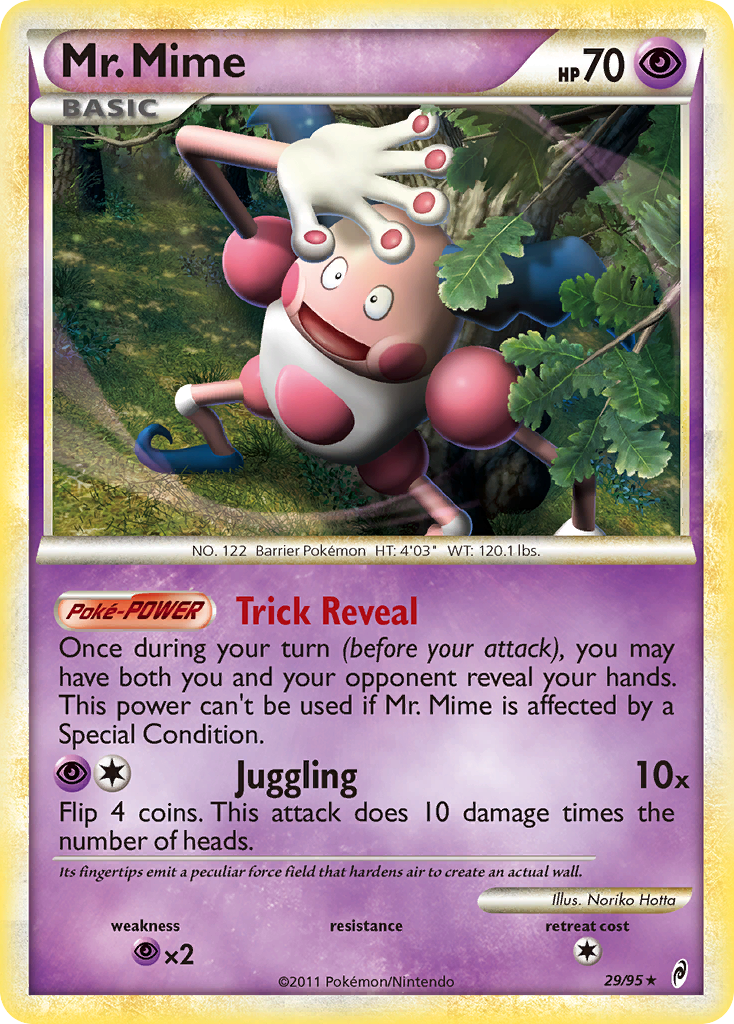 Mr. Mime (29/95) [HeartGold & SoulSilver: Call of Legends] | The Gaming-Verse