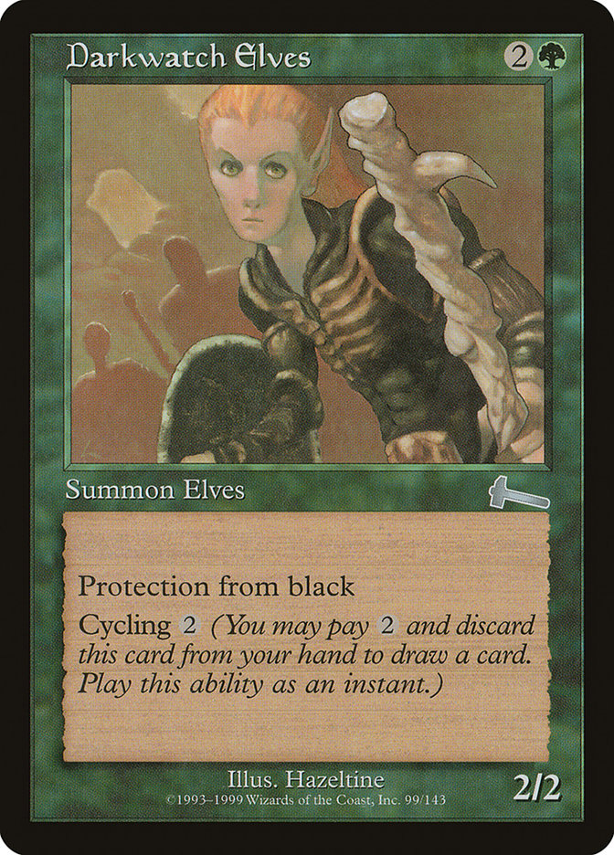 Darkwatch Elves [Urza's Legacy] | The Gaming-Verse