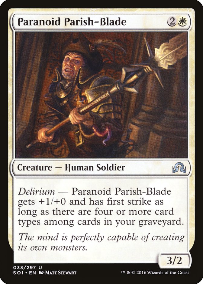 Paranoid Parish-Blade [Shadows over Innistrad] | The Gaming-Verse