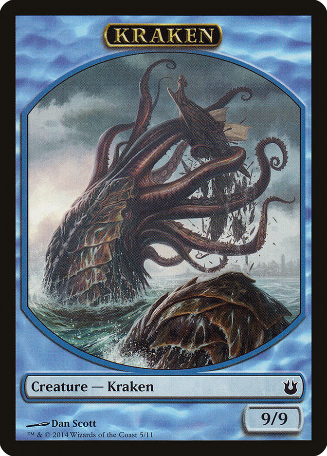 Kraken [Born of the Gods Tokens] | The Gaming-Verse