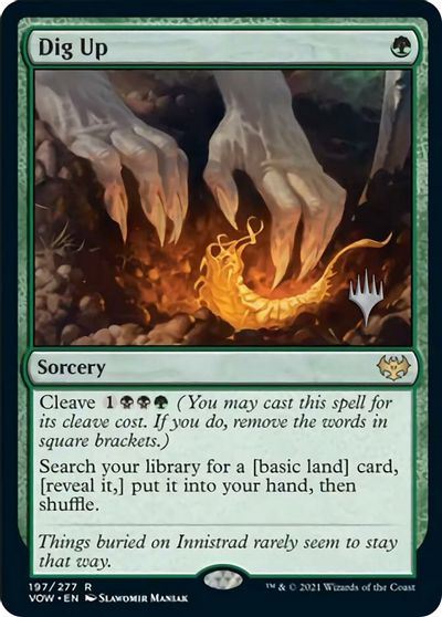 Dig Up (Promo Pack) [Innistrad: Crimson Vow Promos] | The Gaming-Verse