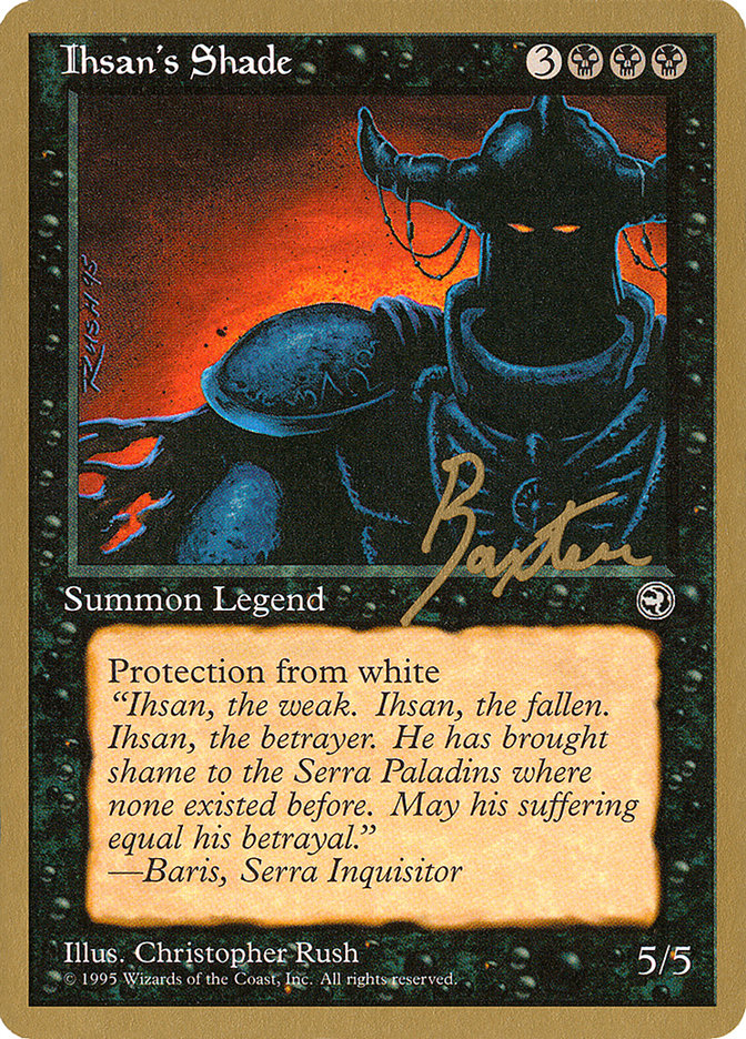 Ihsan's Shade (George Baxter) [Pro Tour Collector Set] | The Gaming-Verse