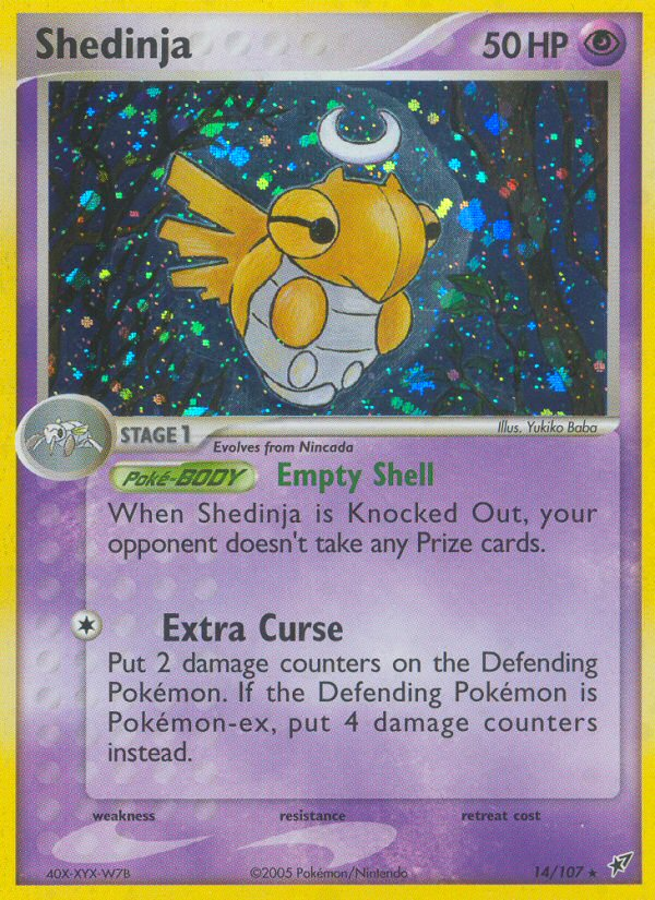 Shedinja (14/107) [EX: Deoxys] | The Gaming-Verse