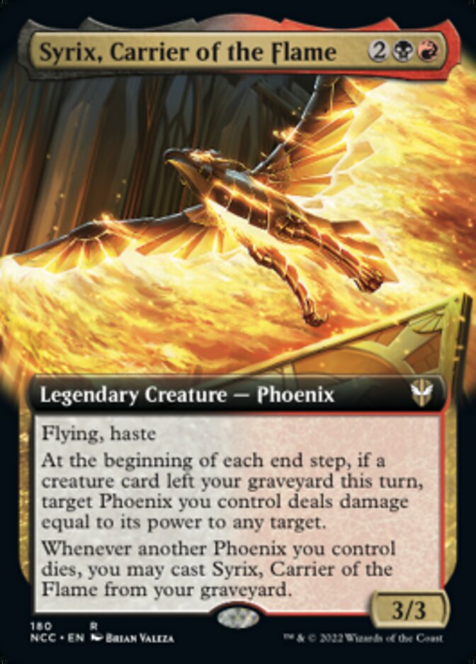 Syrix, Carrier of the Flame (Extended Art) [Streets of New Capenna Commander] | The Gaming-Verse