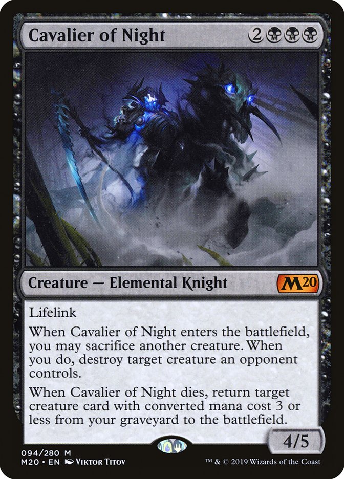 Cavalier of Night [Core Set 2020] | The Gaming-Verse