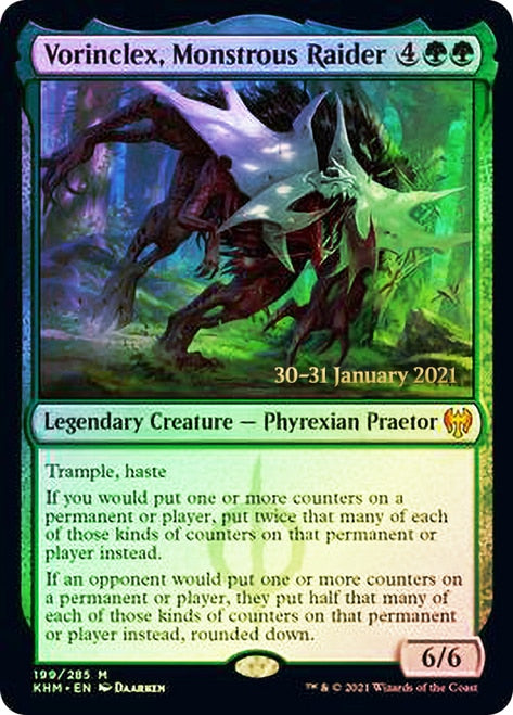 Vorinclex, Monstrous Raider  [Kaldheim Prerelease Promos] | The Gaming-Verse