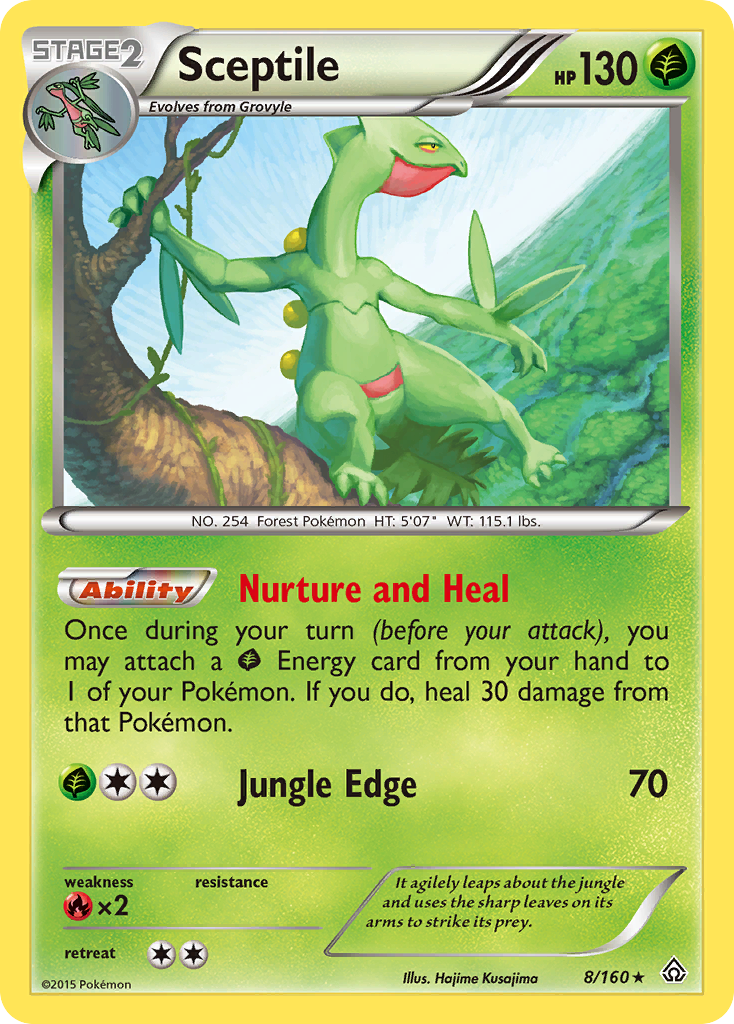 Sceptile (8/160) [XY: Primal Clash] | The Gaming-Verse