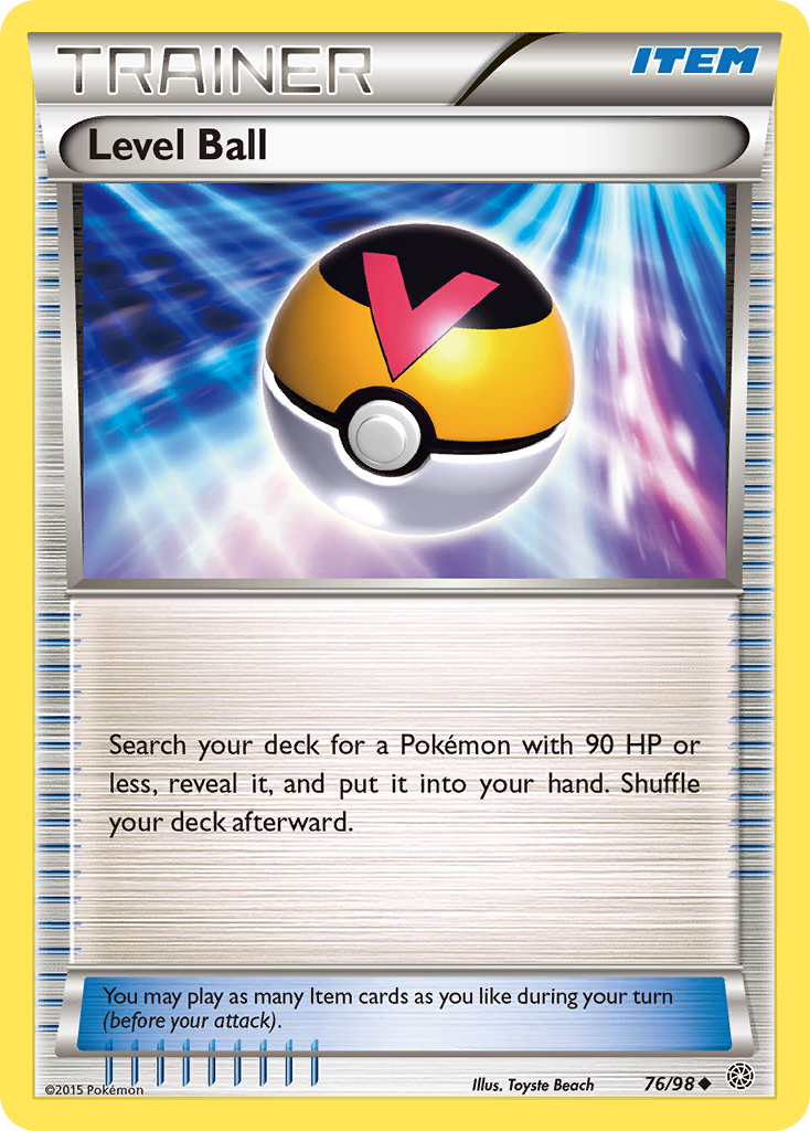 Level Ball (76/98) [XY: Ancient Origins] | The Gaming-Verse