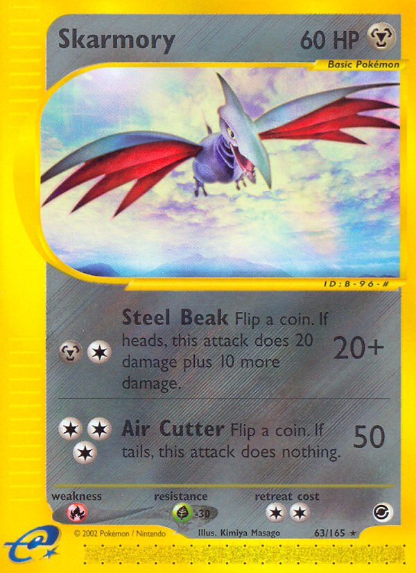 Skarmory (63/165) [Expedition: Base Set] | The Gaming-Verse