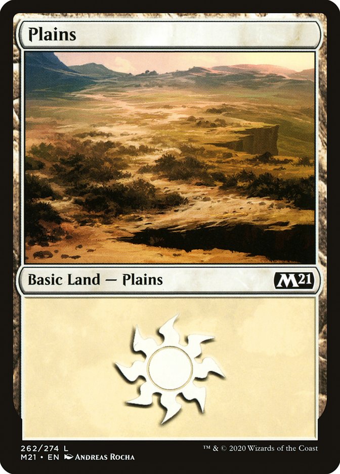 Plains (#262) [Core Set 2021] | The Gaming-Verse