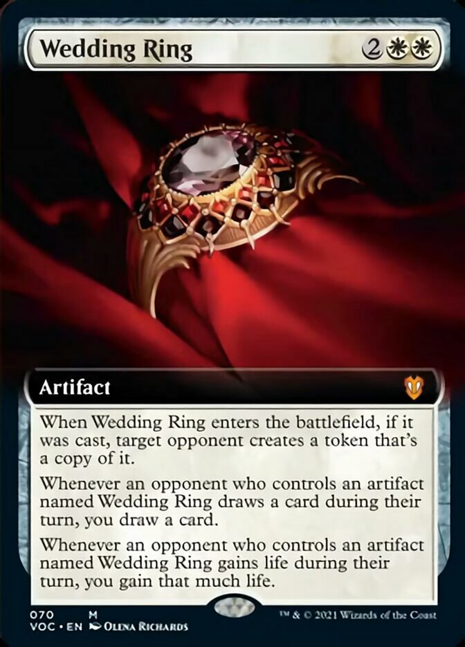 Wedding Ring (Extended) [Innistrad: Crimson Vow Commander] | The Gaming-Verse