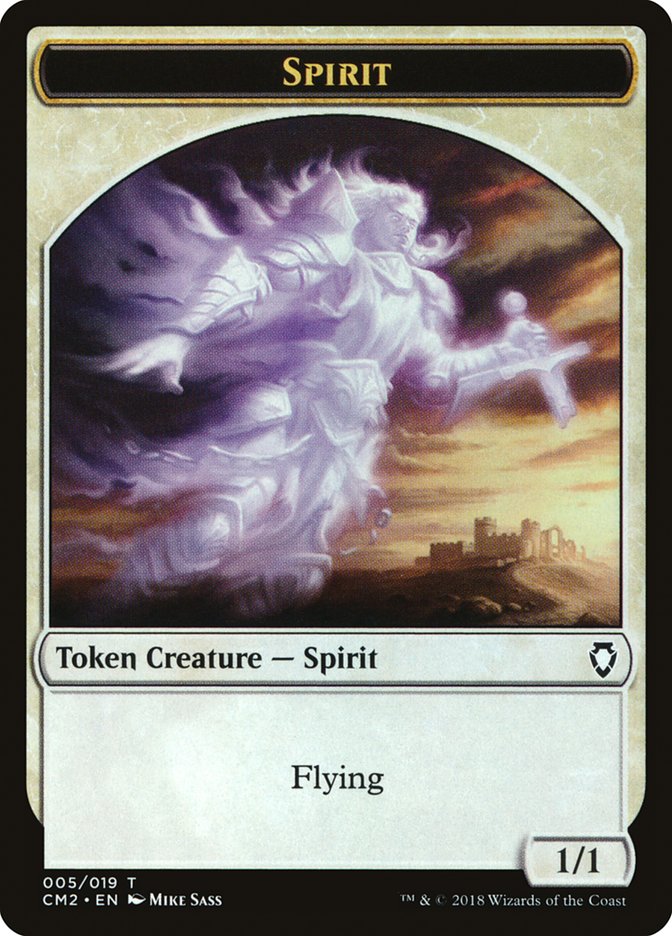 Spirit Token [Commander Anthology Volume II Tokens] | The Gaming-Verse