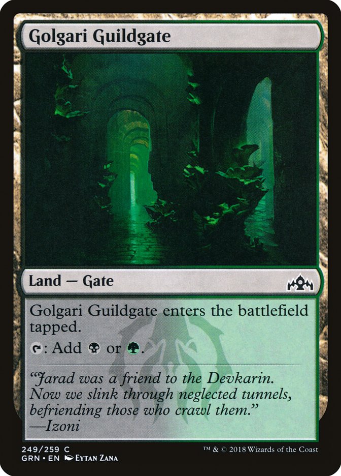 Golgari Guildgate (249/259) [Guilds of Ravnica] | The Gaming-Verse