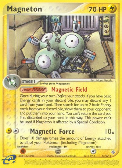 Magneton (17/97) [EX: Dragon] | The Gaming-Verse