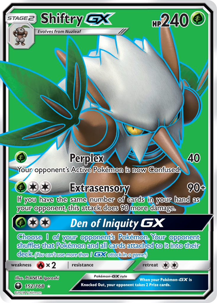 Shiftry GX (152/168) [Sun & Moon: Celestial Storm] | The Gaming-Verse