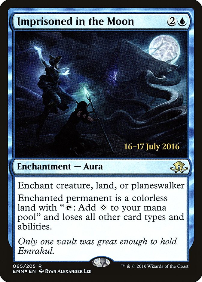 Imprisoned in the Moon  (Prerelease) [Eldritch Moon Prerelease Promos] | The Gaming-Verse