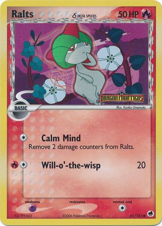 Ralts (61/101) (Delta Species) (Stamped) [EX: Dragon Frontiers] | The Gaming-Verse