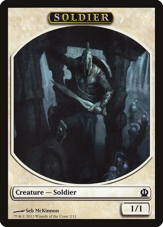 Soldier (2/11) [Theros Tokens] | The Gaming-Verse