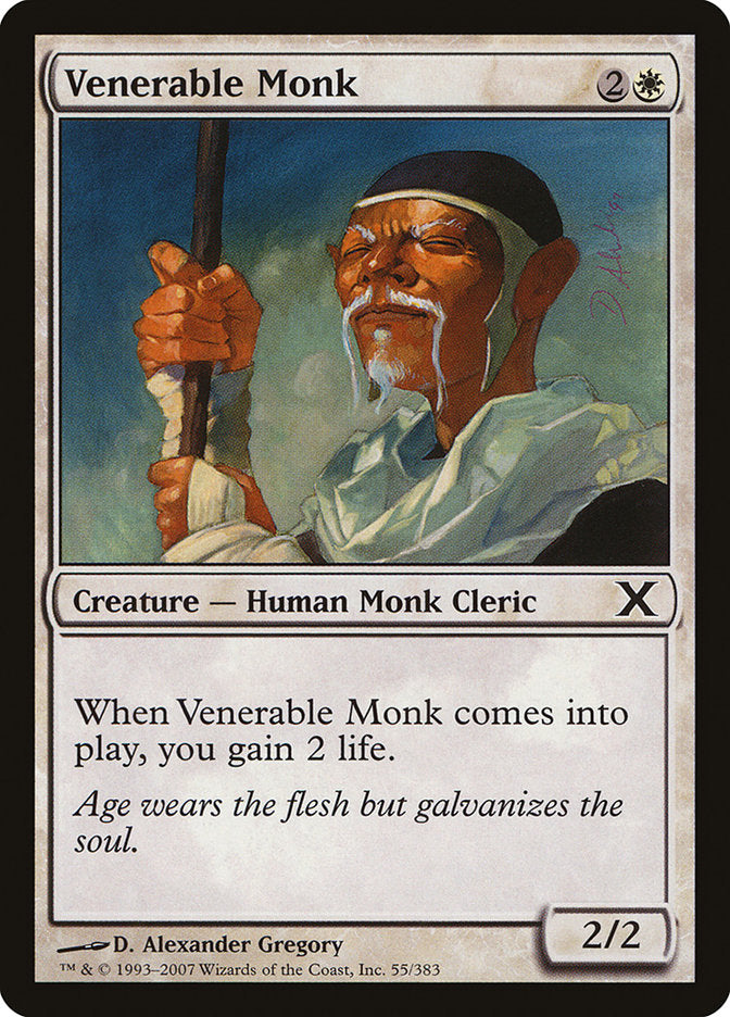 Venerable Monk [Tenth Edition] | The Gaming-Verse