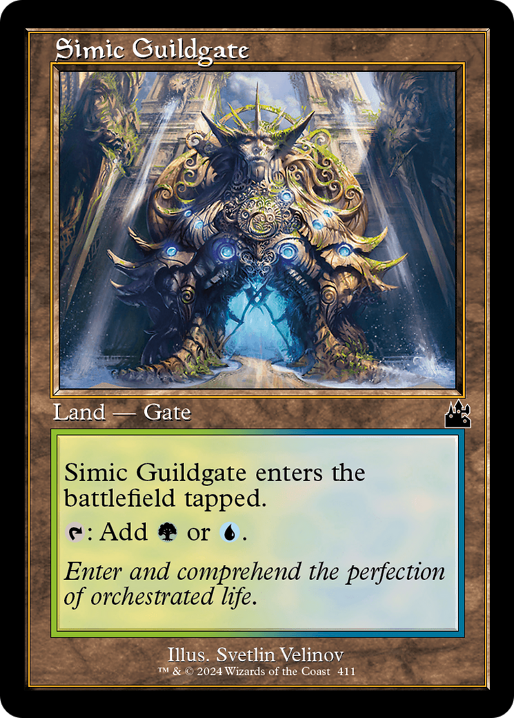 Simic Guildgate (Retro Frame) [Ravnica Remastered] | The Gaming-Verse