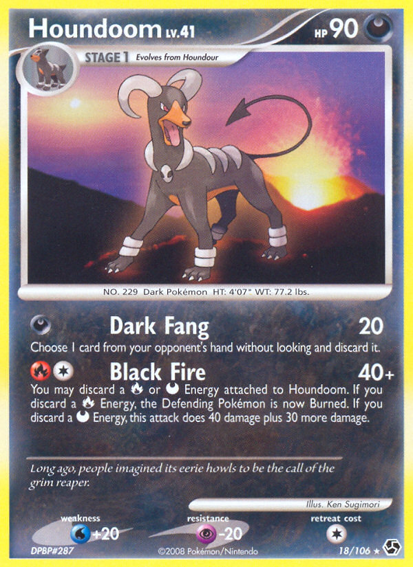 Houndoom (18/106) [Diamond & Pearl: Great Encounters] | The Gaming-Verse