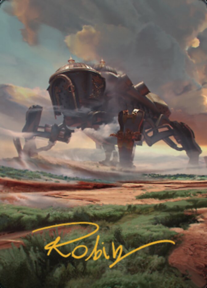 Plains (2) Art Card (Gold-Stamped Signature) [The Brothers' War Art Series] | The Gaming-Verse