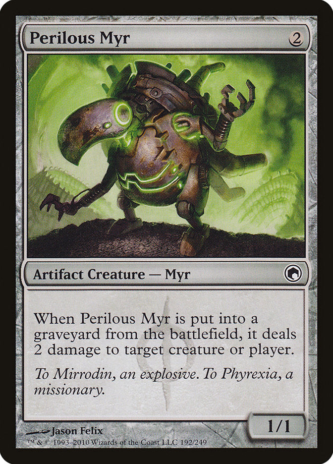 Perilous Myr [Scars of Mirrodin] | The Gaming-Verse