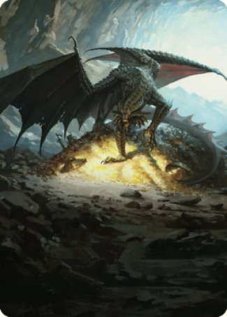 Ancient Copper Dragon Art Card (04) [Commander Legends: Battle for Baldur's Gate Art Series] | The Gaming-Verse