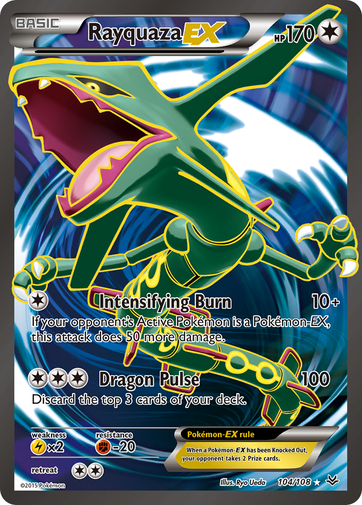 Rayquaza EX (104/108) [XY: Roaring Skies] | The Gaming-Verse