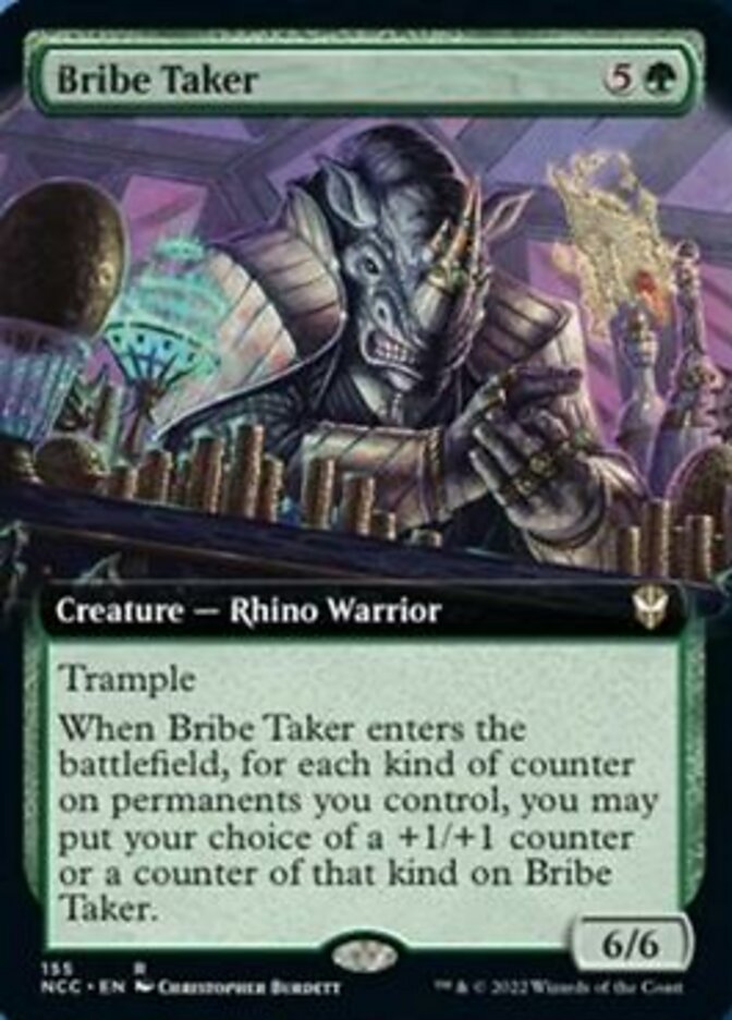 Bribe Taker (Extended Art) [Streets of New Capenna Commander] | The Gaming-Verse