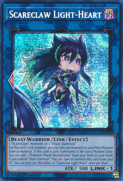 Scareclaw Light-Heart [MP23-EN136] Prismatic Secret Rare | The Gaming-Verse