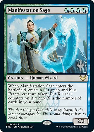 Manifestation Sage (Promo Pack) [Strixhaven: School of Mages Promos] | The Gaming-Verse