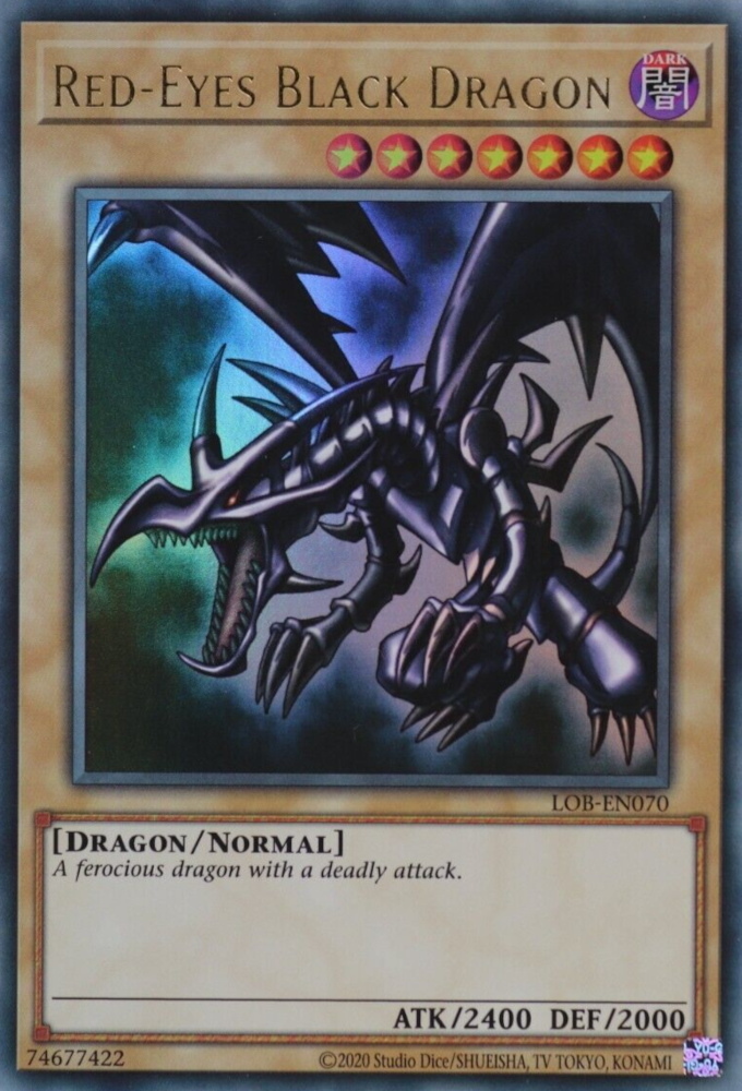 Red-Eyes Black Dragon (25th Anniversary) [LOB-EN070] Ultra Rare | The Gaming-Verse