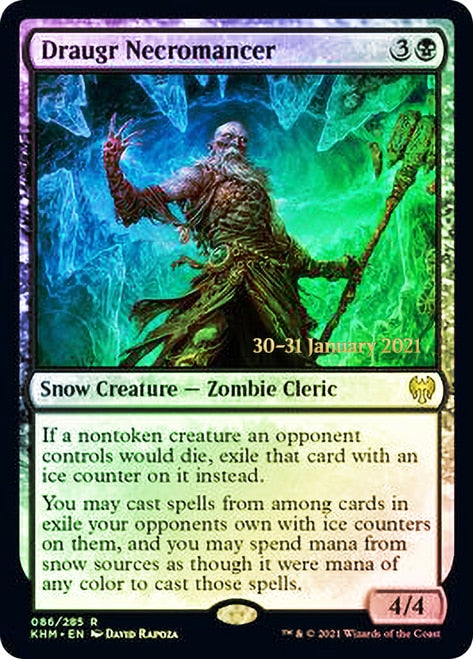 Draugr Necromancer  [Kaldheim Prerelease Promos] | The Gaming-Verse