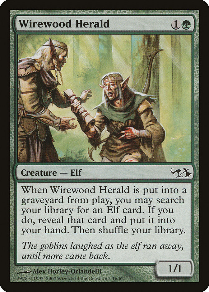 Wirewood Herald [Duel Decks: Elves vs. Goblins] | The Gaming-Verse