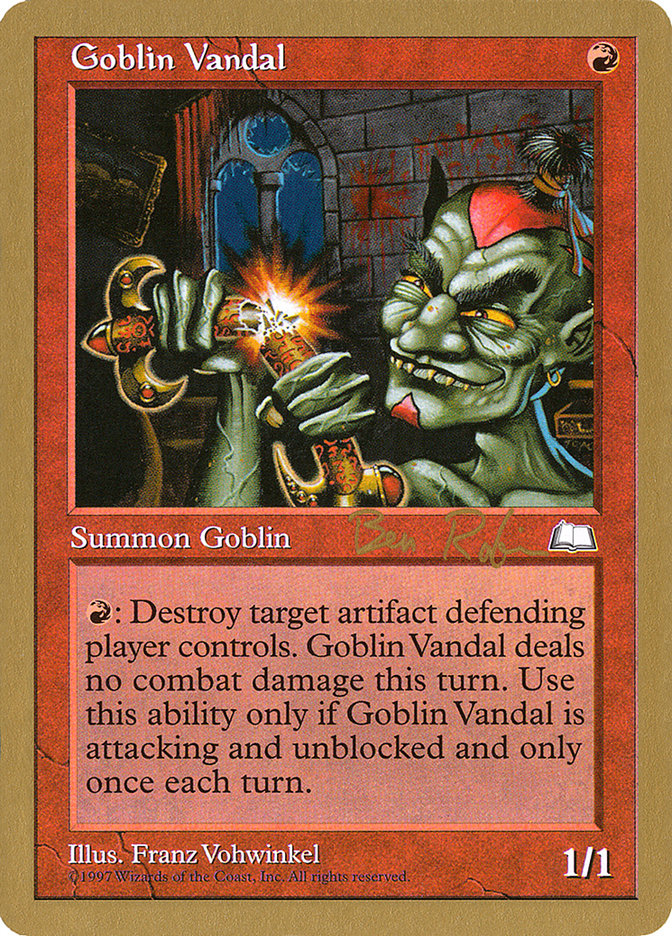 Goblin Vandal (Ben Rubin) [World Championship Decks 1998] | The Gaming-Verse