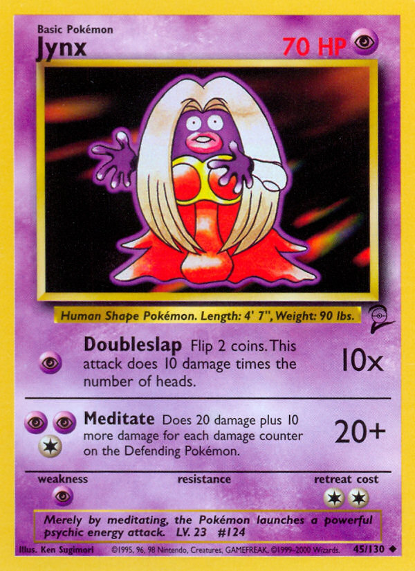 Jynx (45/130) [Base Set 2] | The Gaming-Verse