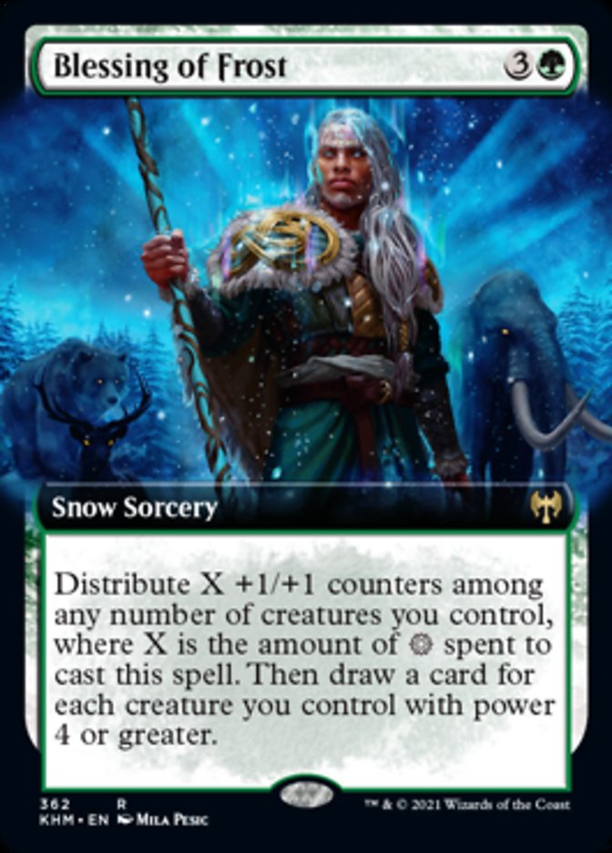 Blessing of Frost (Extended Art) [Kaldheim] | The Gaming-Verse