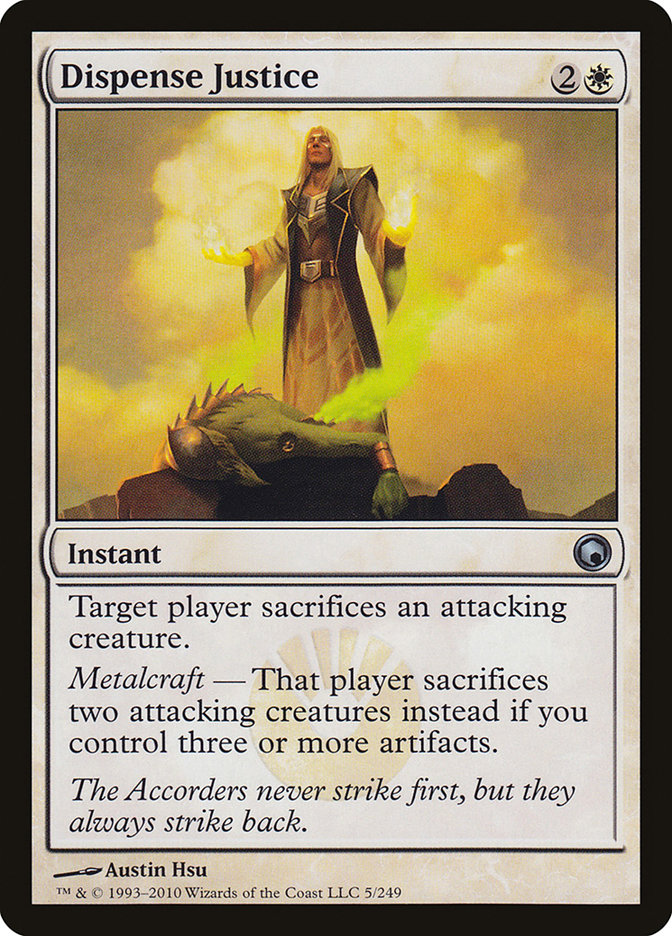 Dispense Justice [Scars of Mirrodin] | The Gaming-Verse