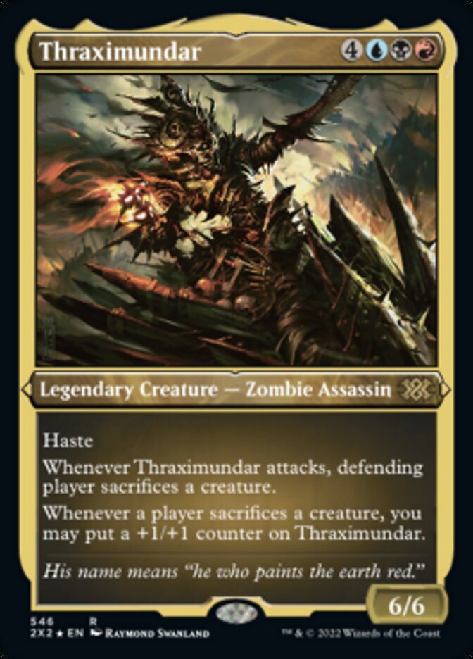 Thraximundar (Foil Etched) [Double Masters 2022] | The Gaming-Verse