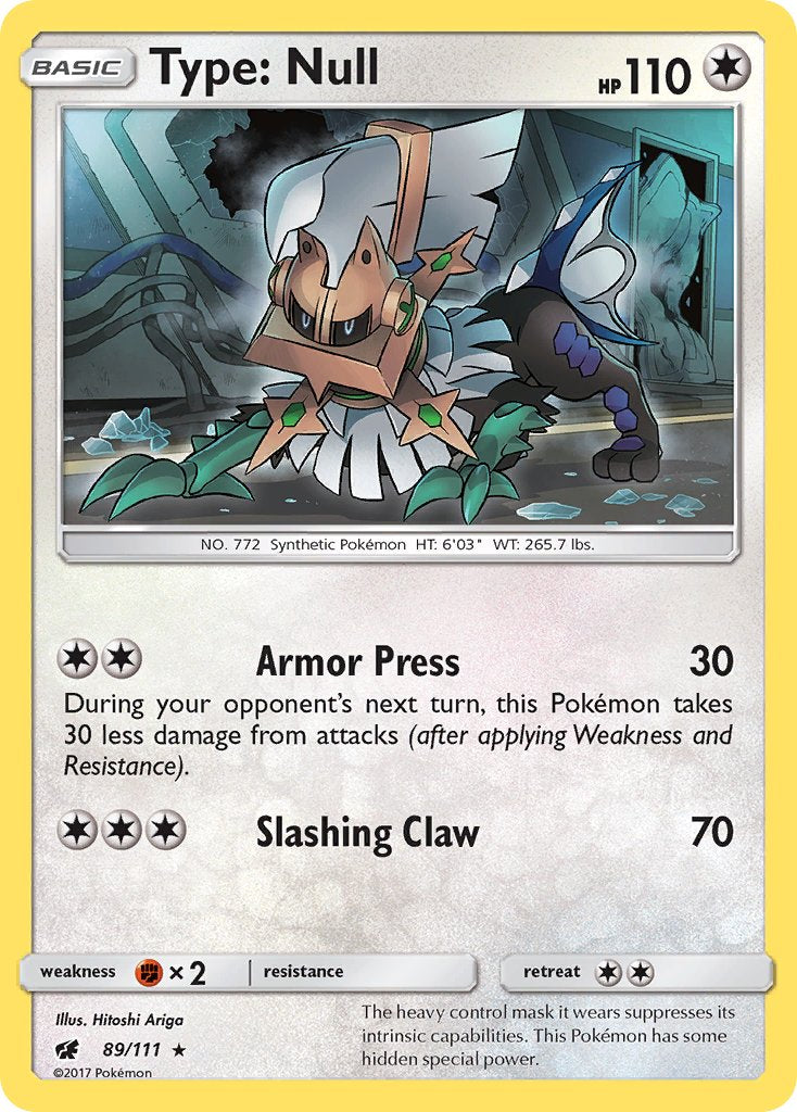 Type: Null (89/111) (Theme Deck Exclusive) [Sun & Moon: Crimson Invasion] | The Gaming-Verse