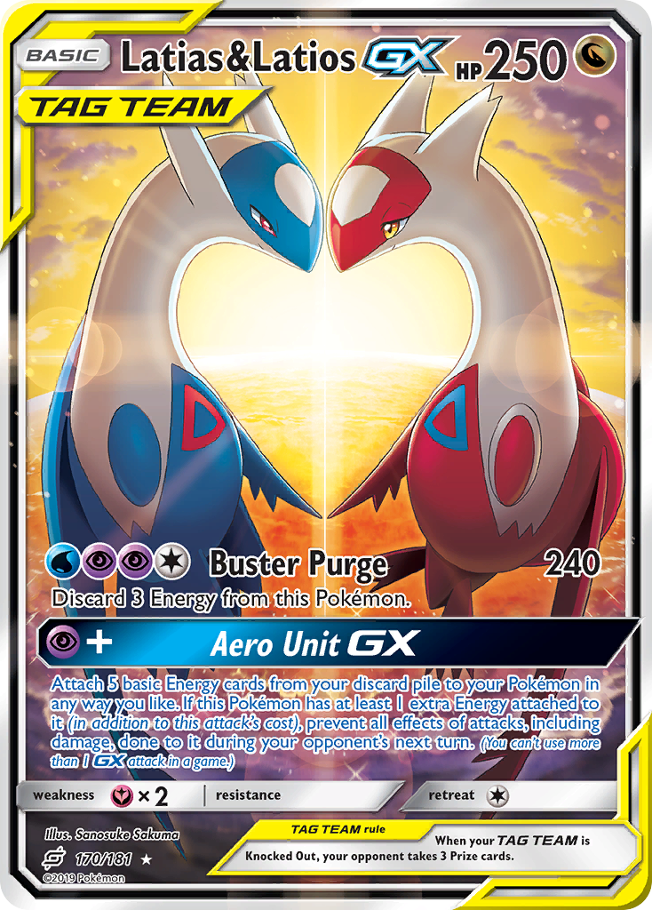 Latias & Latios GX (170/181) [Sun & Moon: Team Up] | The Gaming-Verse