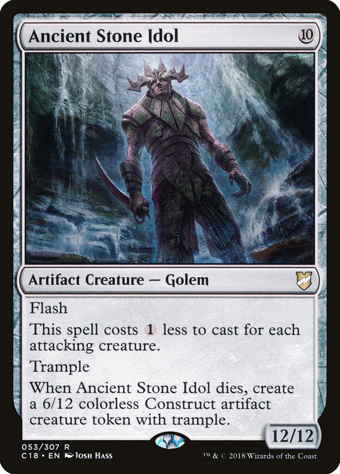 Ancient Stone Idol [Commander 2018] | The Gaming-Verse