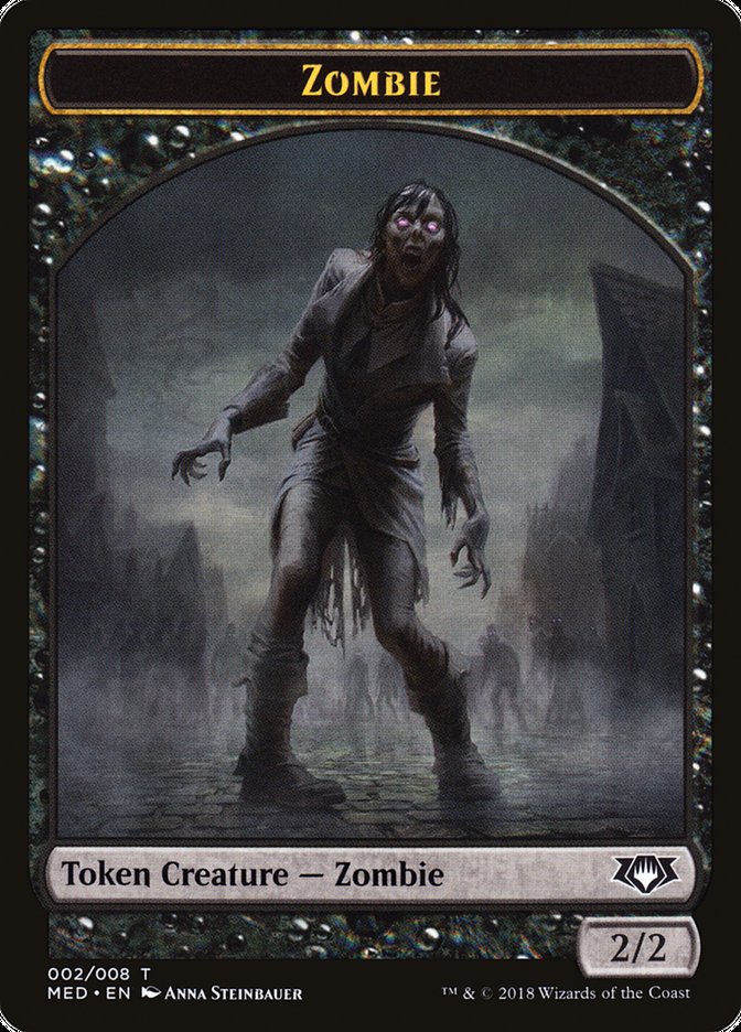 Zombie Token [Mythic Edition Tokens] | The Gaming-Verse