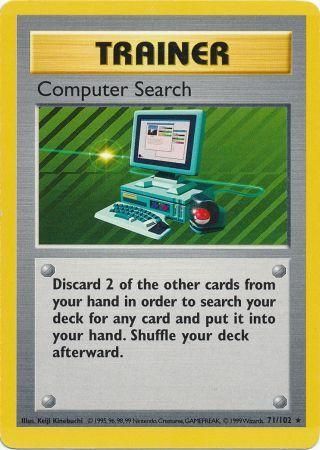 Computer Search (71/102) [Base Set Shadowless Unlimited] | The Gaming-Verse